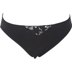 Hanro Γυναικείο Slip με Δαντέλα Μαύρο 2297-0199