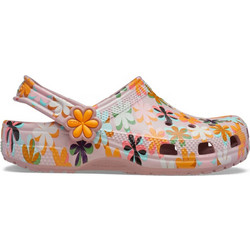 Crocs Παιδικά Παπούτσια Θαλάσσης για Κορίτσι Ανατομικά Ροζ Πορτοκαλί 213269-5AD