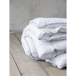 Nima Σετ Πάπλωμα King Size Microfiber 240x260 Aurelia 4τμχ Λευκό