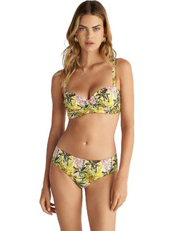 BLU4U Jungle Garden Bikini Slip Κίτρινο Πράσινο 26365281-16