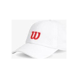 Wilson Ανδρικό Καπέλο Jockey Υφασμάτινο Λευκό WU00135511-WT1