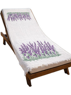 Stewe Home Πετσέτα Θαλάσσης Λεβάντα 90x170cm 28620