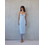Mix & Match Valentina Midi Καλοκαιρινό Φόρεμα για Γάμο / Βάπτιση Γαλάζιο SS2608