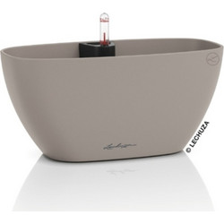 Lechuza Navio Color 20 Αυτοποτιζόμενη Γλάστρα Εσωτερικού Χώρου Οβάλ Πλαστική Εκρού 39x19x18cm 19433