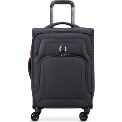 Delsey Optimax Βαλίτσα Καμπίνας 55x36.5x24cm με 4 Ρόδες Μαύρη [