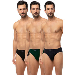 Minerva Sporties Ανδρικά Σλιπ Βαμβακερά 3Pack 90-23027-162