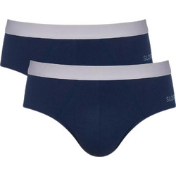 Sloggi Go Ανδρικά Σλιπ Βαμβακερά Navy Μπλε 2Pack 10217761-00RA