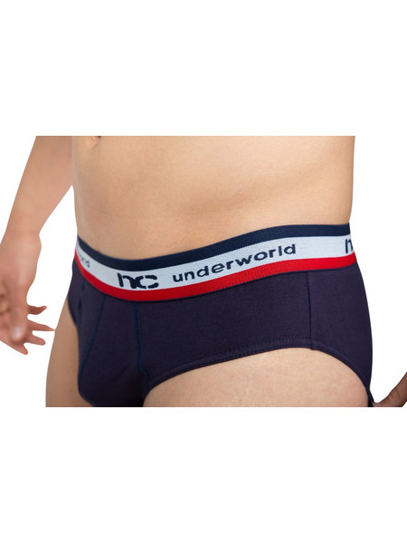 Nina Club Ανδρικό Σλιπ Βαμβακερό Navy Μπλε NC611-18