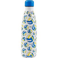 iDrink Volleyball Παιδικό Παγούρι Θερμός Ανοξείδωτο Λευκό Μπλε 500ml