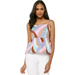 Vero Moda Γυναικείο Καλοκαιρινό Top Βαμβακερό Πολύχρωμο 10267527