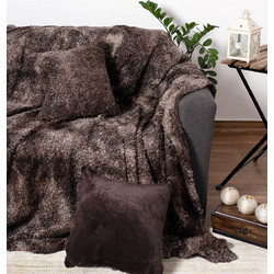 Silk Fashion Ριχτάρι Διθέσιου Καναπέ 180x250 Astrakan Καφέ