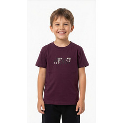 TraX Παιδικό T-Shirt Κοντομάνικο Μπορντό 49303