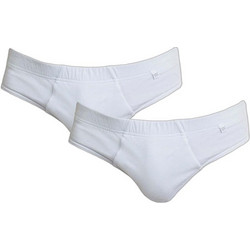 Walk Ανδρικά Σλιπ Βαμβακερά Λευκά 2Pack W1731-0101