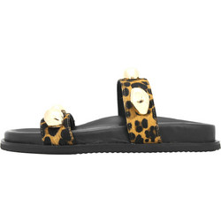 Gioseppo Γυναικεία Σανδάλια Suede Μαύρα Καφέ 78193