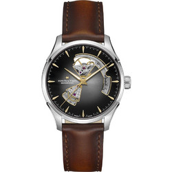 Hamilton Jazzmaster Ανδρικό Ρολόι Αυτόματο με Καφέ Δερμάτινο Λουράκι H32675581