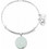 Alex and Ani Γυναικείο Βραχιόλι Βέργα Ασημί A19EBIABSS