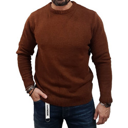 Lexton Elite O-Neck Ανδρική Πλεκτή Μπλούζα Καφέ 17.32