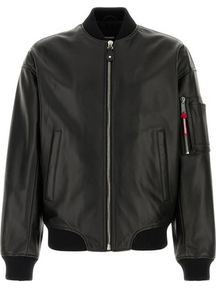 Dsquared2 Ανδρικό Μπουφάν Χειμωνιάτικο Bomber Μαύρο S74AM1502SY1491-900