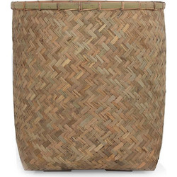 Soulworks Γλάστρα Στρογγυλή Bamboo 55x60cm 0830004