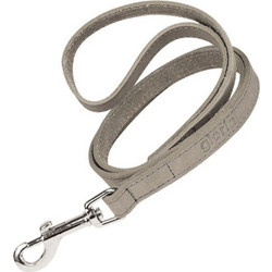Gloria Pets Oasis Λουρί Σκύλου Δερμάτινο 1m x 15mm Γκρι