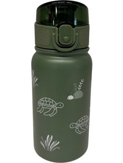 Abo In A Fast World Be A Turtle Παιδικό Παγούρι Θερμός Ανοξείδωτο BPA Free Χακί 350ml 314103