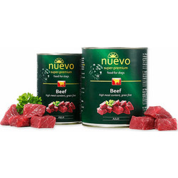 Nuevo Super Premium Adult Grain Free with Beef 3x400gr