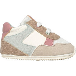 Mayoral Βρεφικά Sneakers Αγκαλιάς Μπεζ Καφέ Ροζ 16-09153-010