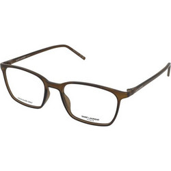 Saint Laurent SL885 005 Ανδρικός Σκελετός Γυαλιών Οράσεως Κοκάλινος Καφέ