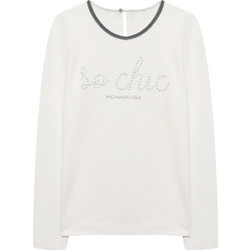 Monnalisa Παιδικό T-Shirt Μακρυμάνικο Μπεζ 716607AQ