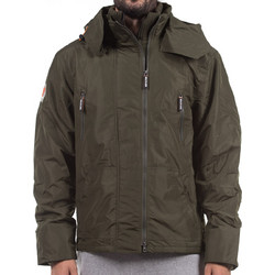 Body Action Ανδρικό Μπουφάν Χειμωνιάτικο Puffer Χακί 073617-01