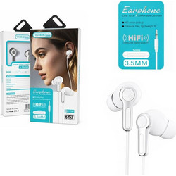 Treqa EP-786 Handsfree In-Ear 3.5mm White