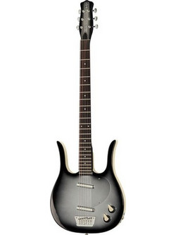 Danelectro 58 Longhorn Baritone Ηλεκτρική Κιθάρα με Μαγνήτες SS & Ταστιέρα Pau Ferro Black Burst
