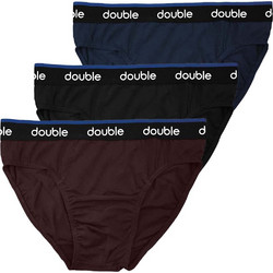 Double Ανδρικά Σλιπ Βαμβακερά 3Pack MBS-01