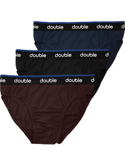 Double Ανδρικά Σλιπ Βαμβακερά 3Pack MBS-01