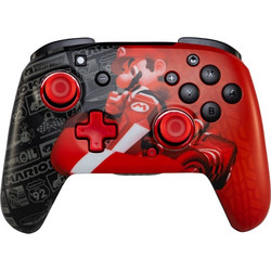 PDP Afterglow Wave NS Grand Prix Mario Wireless Controller Black Red