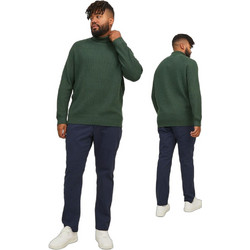 Jack & Jones Ανδρική Πλεκτή Μπλούζα Ζιβάγκο Πράσινη 12245533