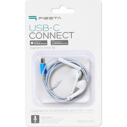 Fiesta FISEMW10 Handsfree In-Ear USB-C White