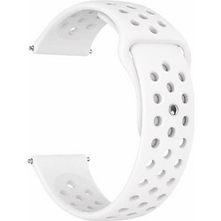 Hoco WH25 Λουράκι Σιλικόνης White (Universal 22mm)