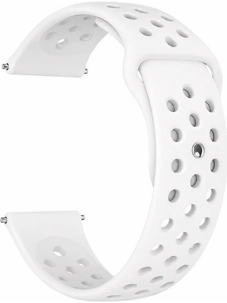Hoco WH25 Λουράκι Σιλικόνης White (Universal 22mm)