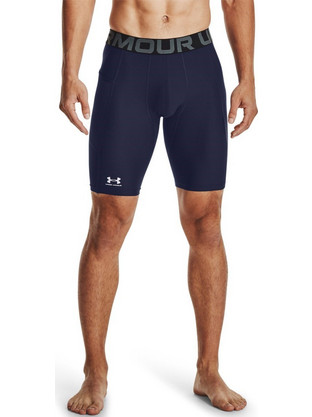 Under Armour HeatGear Ανδρικό Κολάν Σορτς Navy Μπλε 1361602-410