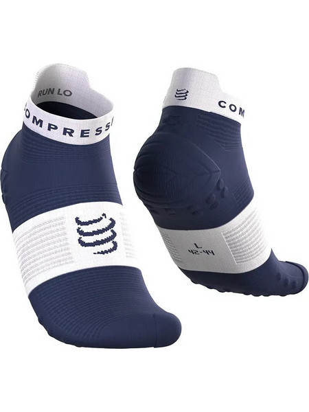 Compressport V4.0 Run Ανδρικές Κάλτσες Κοντές με Σχέδια Navy Μπλε XU00047B-5232