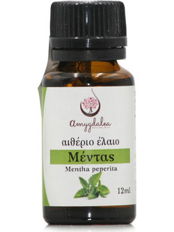 Amygdalea Αιθέριο Έλαιο Μέντα 10ml