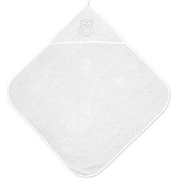 Lorelli Owl Βρεφικό Μπουρνούζι Κάπα Λευκό 80x80cm