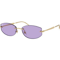 Ray-Ban RB3792 0011A Γυναικεία Γυαλιά Ηλίου Πολυγωνικά Μεταλλικά Χρυσά με Μωβ Φακό