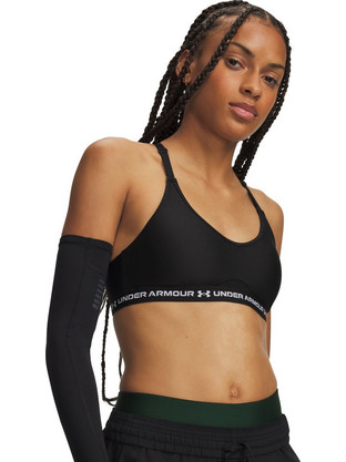 Under Armour Crossback Low Αθλητικό Μπουστάκι με Μέτρια Στήριξη & Αφαιρούμενη Ενίσχυση Μαύρο 6016944-008