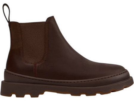 Camper Γυναικεία Μποτάκια Chelsea Δερμάτινα Σοκολατί K400818-005