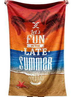 L'Essentiel Maison Late Summer Πετσέτα Θαλάσσης Microfiber Πορτοκαλί 450AST1173