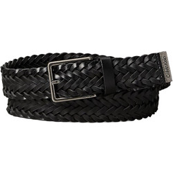Calvin Klein Ανδρική Ζώνη Δερμάτινη Πλεκτή Μαύρη LV04D7061G-V8L