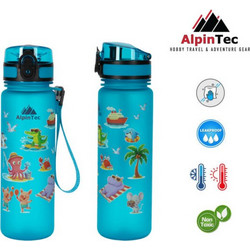 Alpintec Sea Animal Παιδικό Παγούρι Πλαστικό BPA Free Τιρκουάζ 500ml
