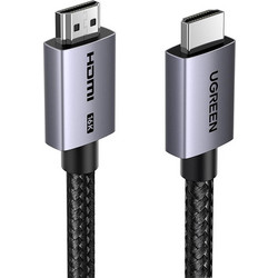 Ugreen Καλώδιο HDMI 2.2 Braided HDMI Male to HDMI Male 2m Black HD186 65900